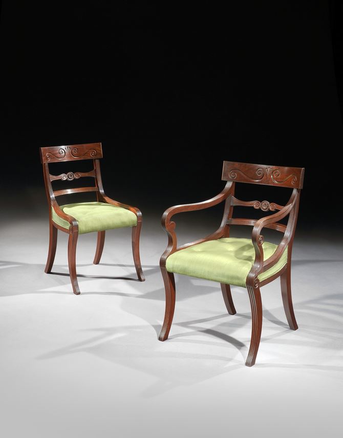 A set of eighteen dining chairs | MasterArt